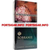 Сигареты Sobranie Element Aquamarine