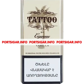 Сигареты Cigaronne Tattoo Superslims Vanilla