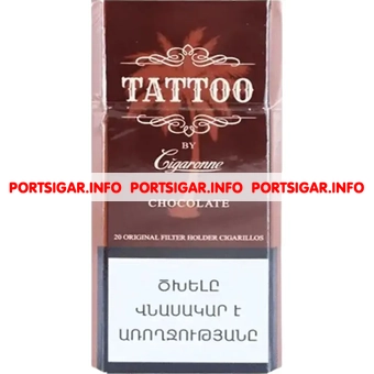 Сигареты Cigaronne Tattoo Superslims Chocolate