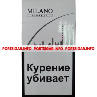Сигареты Milano Silver Superslims Сигареты Milano Silver Superslims