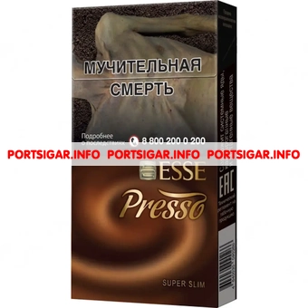 Сигареты Esse Presso Super Slim Сигареты Esse Presso Super Slim