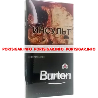 Сигареты Burton Super Slims Black